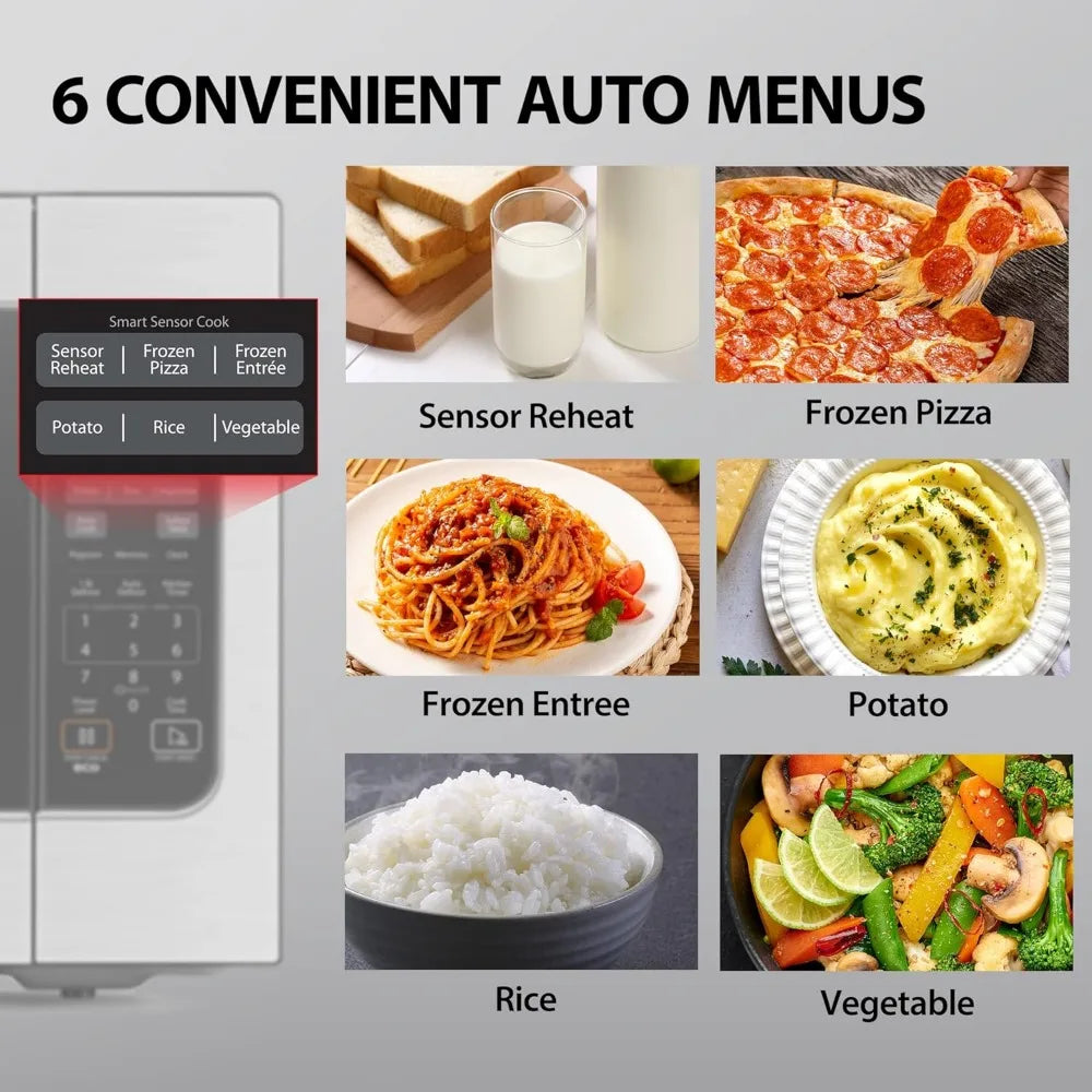 ML-EM09PA(SS) Microwave 6-Auto-Menus/Mute Function/Lock,/LED L