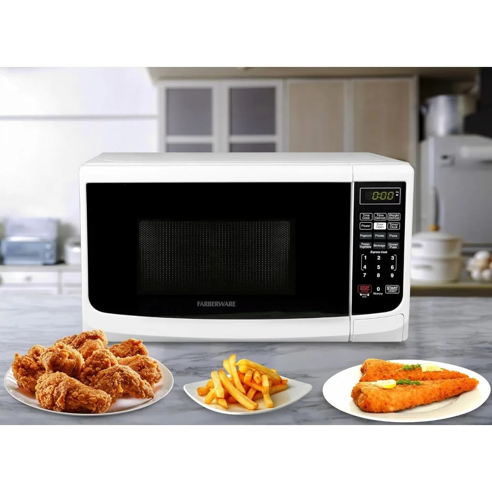 Countertop Microwave 700 Watts, Cu. Ft. Oven LED Child Lock