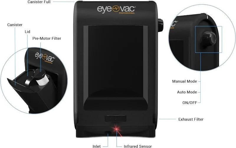 EyeVac Pro Touchless Vacuum Automatic Dustpan
