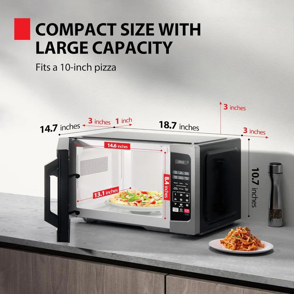 ML-EM09PA(SS) Microwave 6-Auto-Menus/Mute Function/Lock,/LED L