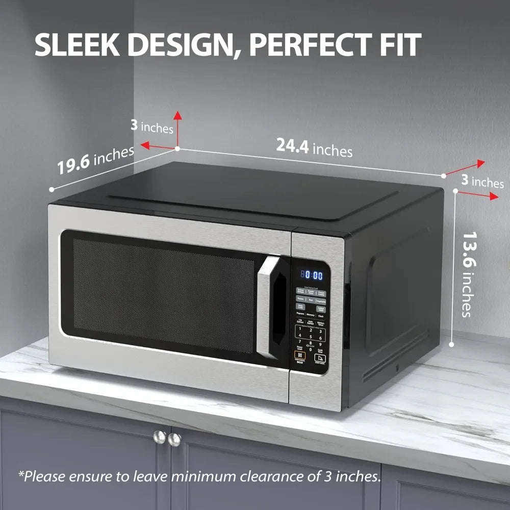 ML-EM09PA(SS) Microwave 6-Auto-Menus/Mute Function/Lock,/LED L