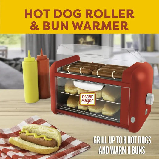 Nostalgic Oscar Mayer 2-IN-1 Hot Dog Roller & Bun Toaster 